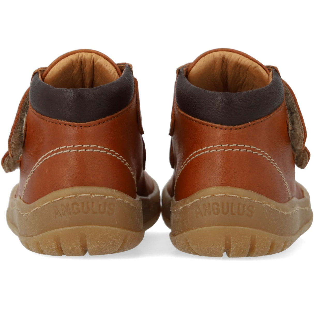 Angulus Cognac/Tan/Dark Brown Begynder Mid-Cut Sneaker