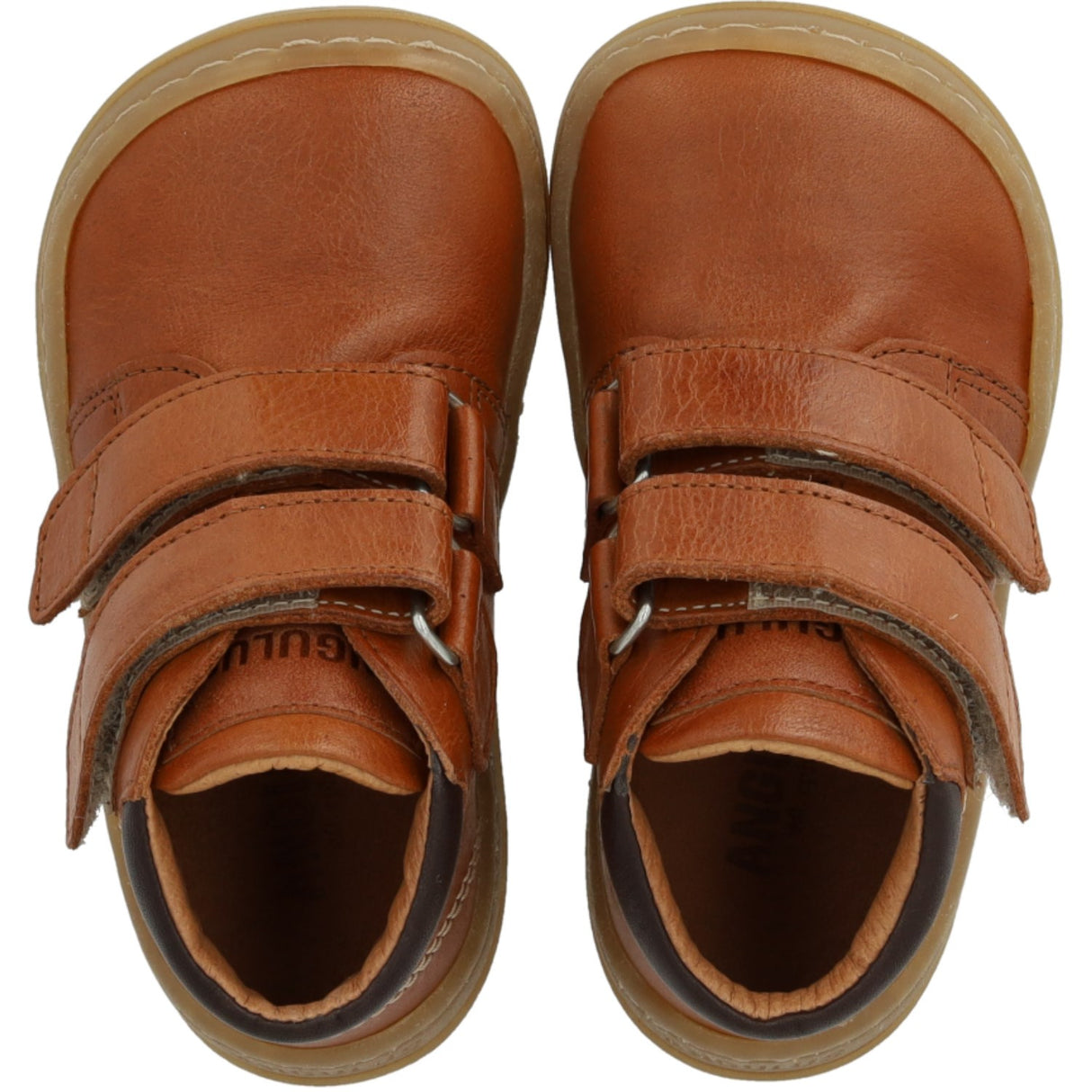 Angulus Cognac/Tan/Dark Brown Begynder Mid-Cut Sneaker
