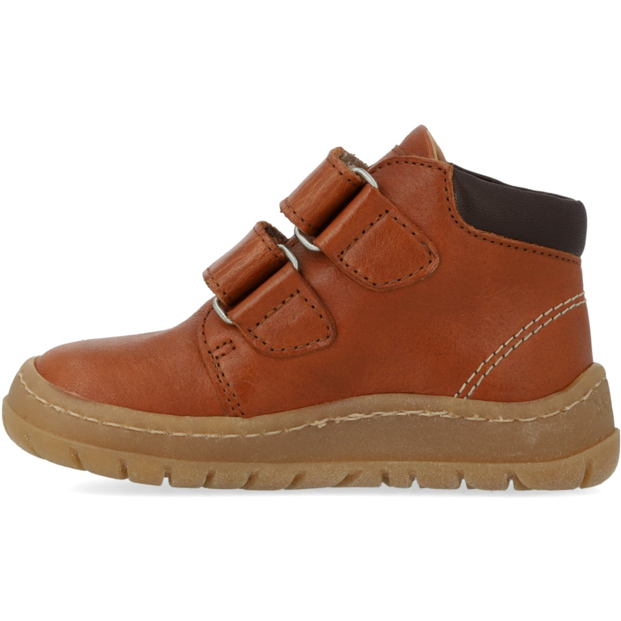 Angulus Cognac/Tan/Dark Brown Begynder Mid-Cut Sneaker