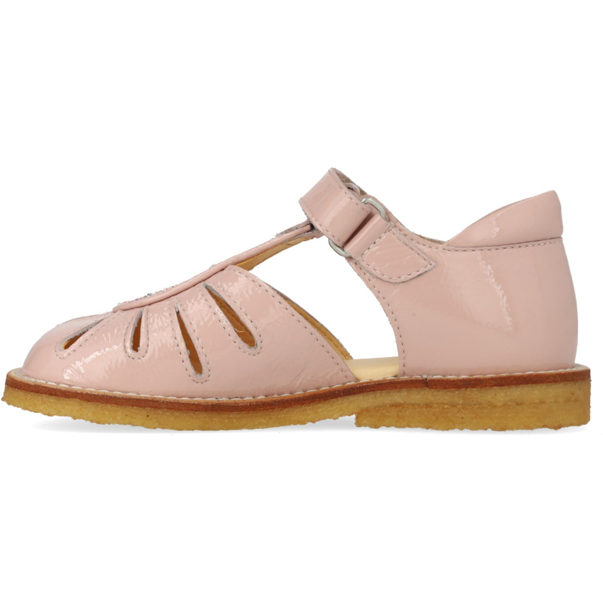 Angulus Rosebud/Rosebud Glitter Sandal Med Dråbedetalje I Funklende Glitter