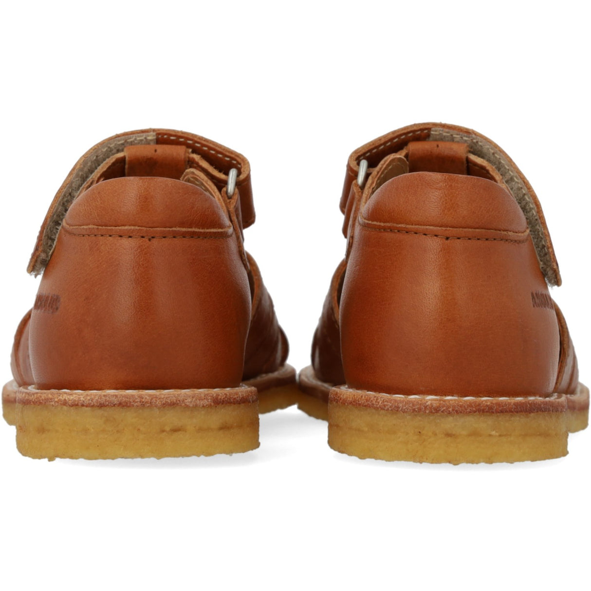Angulus Cognac Begynder Sandal Med Bi Broderi