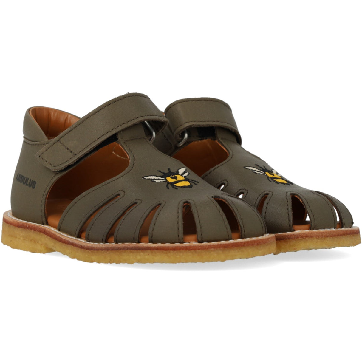 Angulus Forrest Begynder Sandal Med Bi Broderi