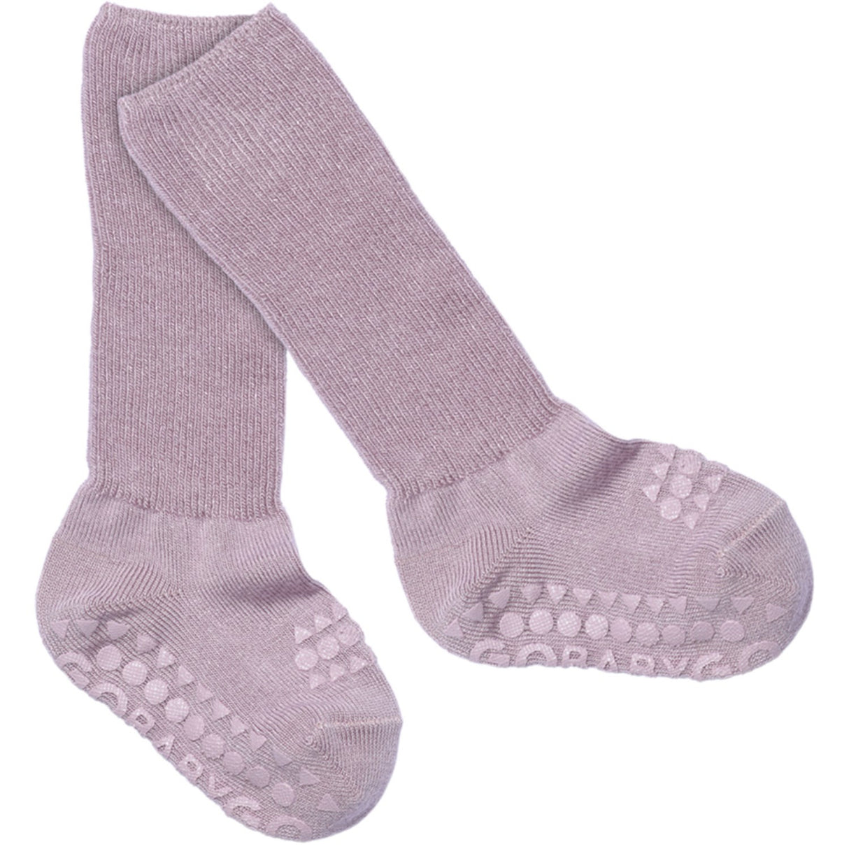 Gobabygo Lavender Non-Slip Strømper Bambus