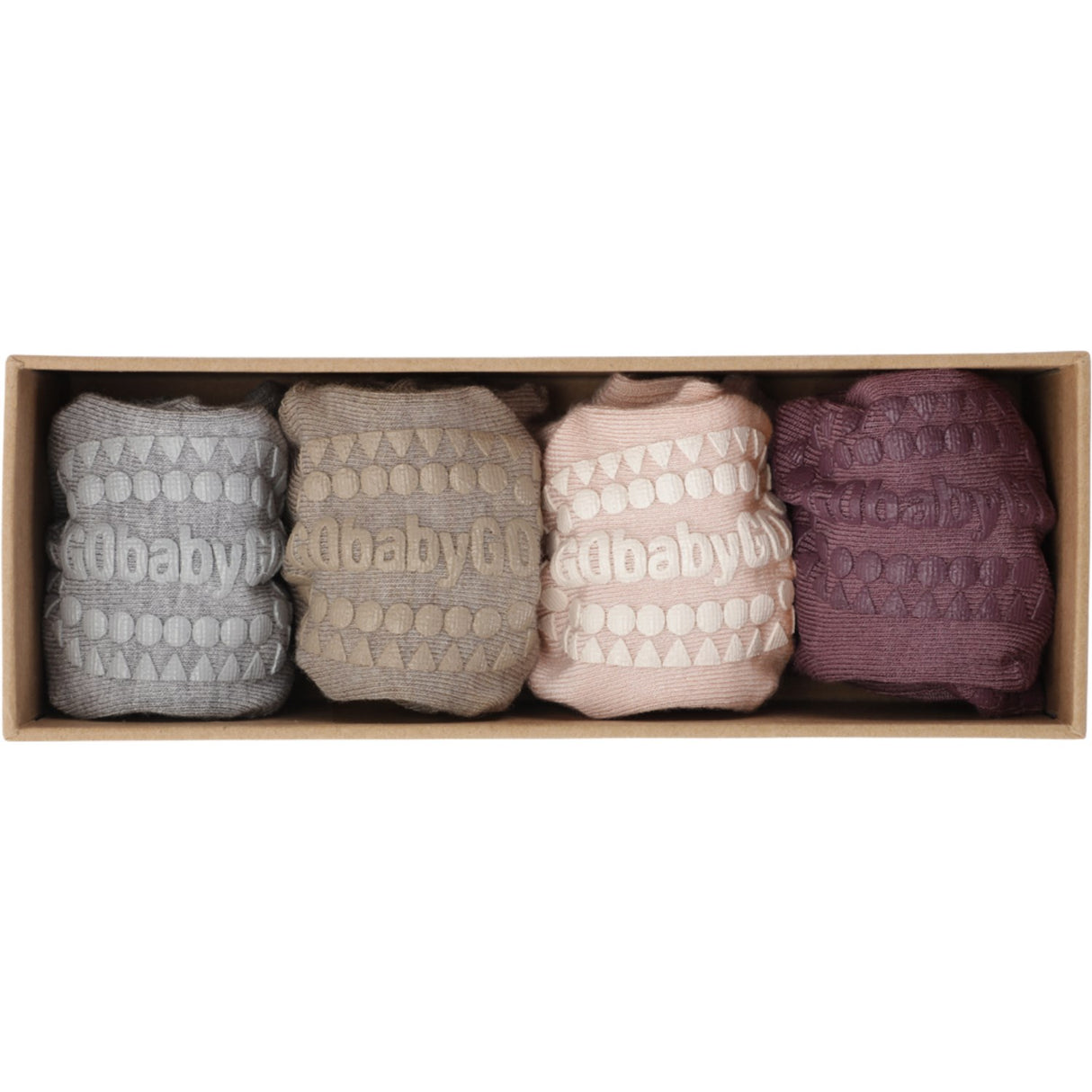 Gobabygo Grey/Sand/Purple/Pink Combo Box Bambus