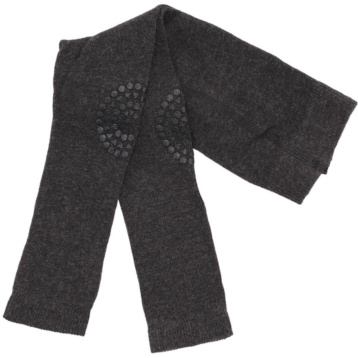 Gobabygo Dark Grey Melange Crawling Leggings Organic Bomuld