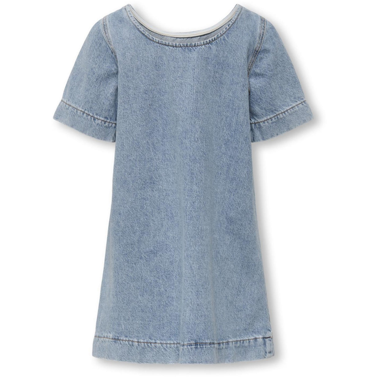 kids ONLY Light Blue Denim Gigi Sløjfe A-Shape Kjole Denim