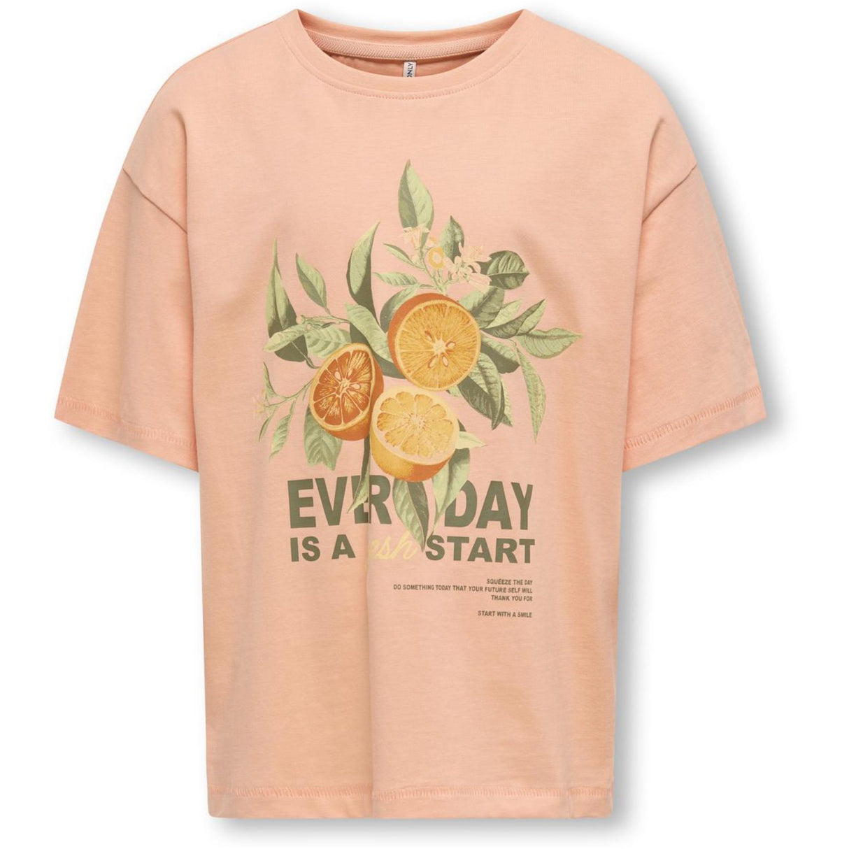 kids ONLY Salmon Fresh Helen Life Loose T-Shirt Noos