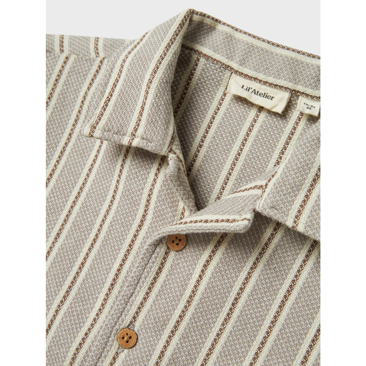 Lil'Atelier Mourning Dove Frede Loose Skjorte