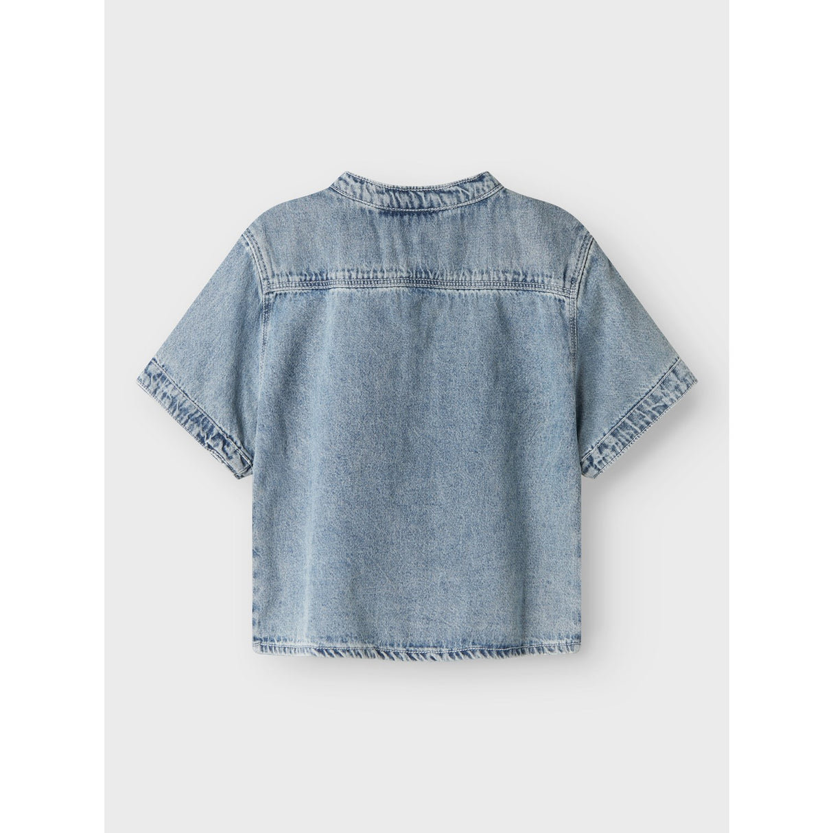 Lil'Atelier Medium Blue Denim Fundo Loose Denim Skjorte