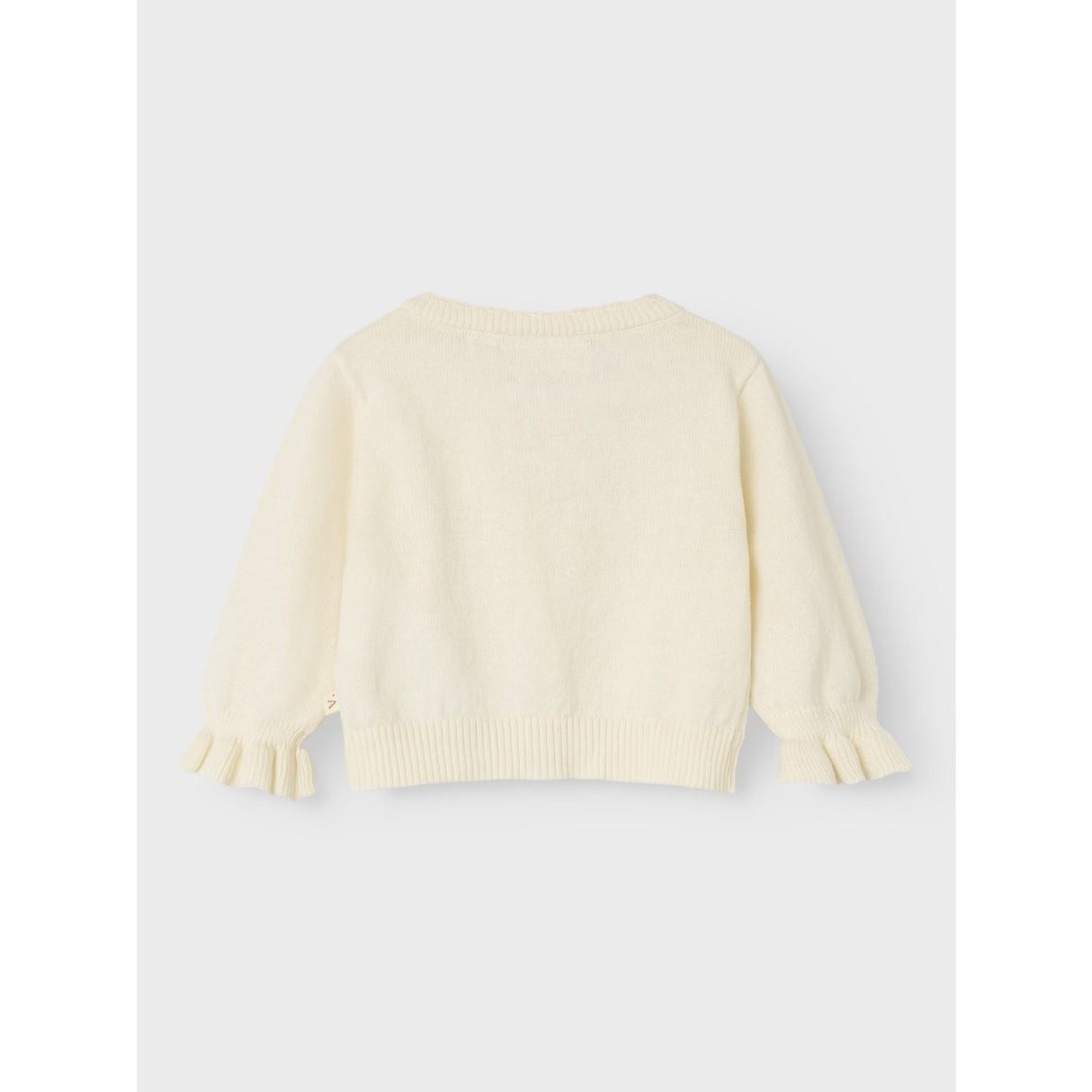 Lil'Atelier Coconut Milk Fauci Fia Kort Strik Cardigan
