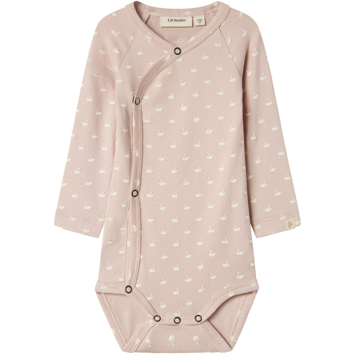 Lil'Atelier Peach Whip Swans Gayo Slim Slå-om Body