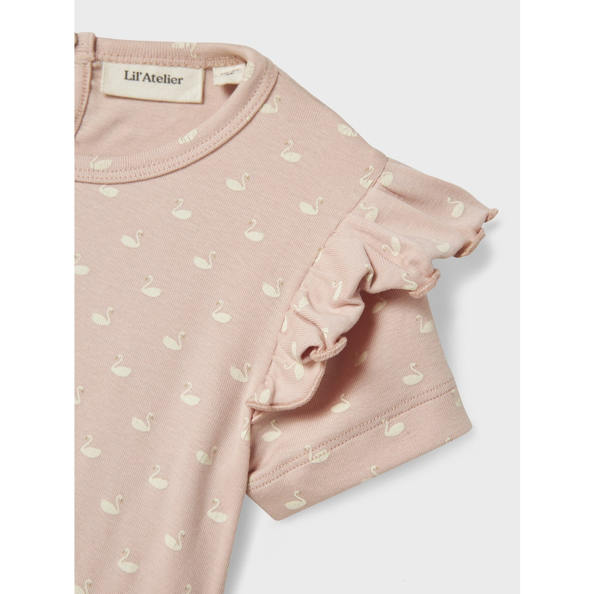 Lil'Atelier Peach Whip Swans Gayo Kjole