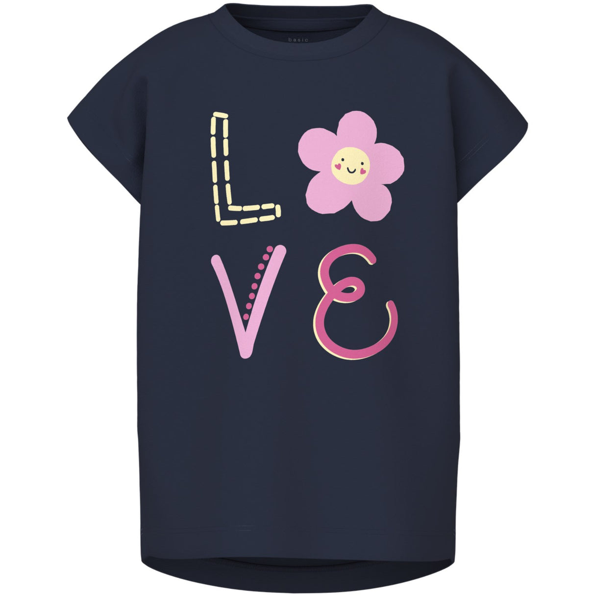 Name It Navy Blazer Love Violet T-Shirt