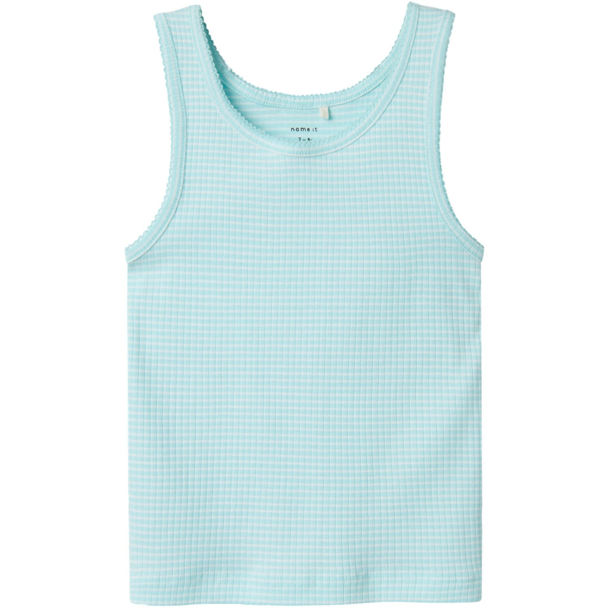 Name It Blue Light Fikatie Kort Tank Top