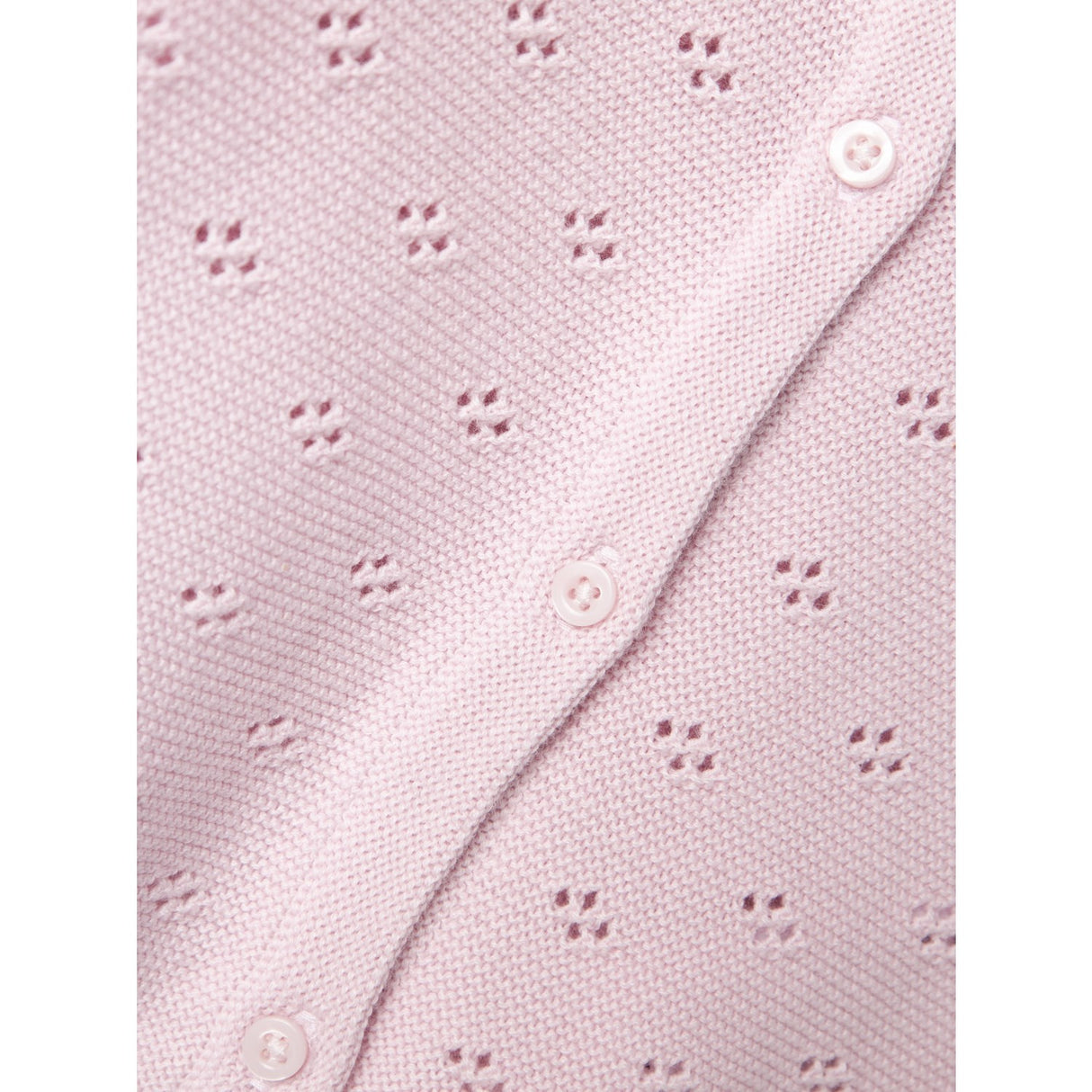 Name It Light Lilac Fie Strik Cardigan