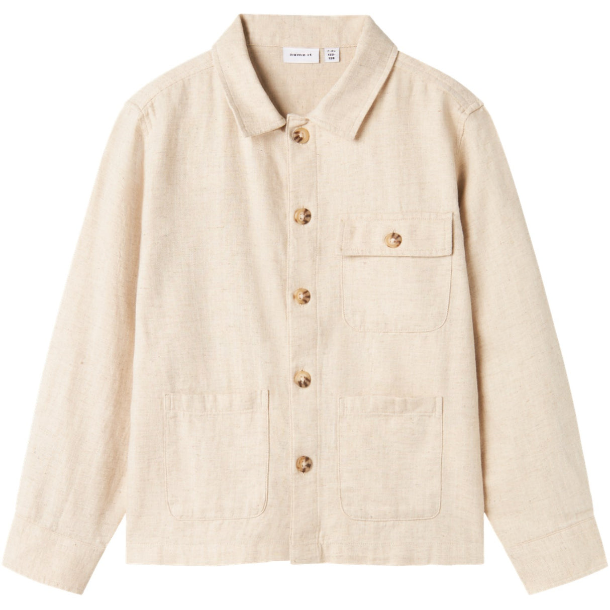Name It Peyote Melange Fanka Regular Skjorte