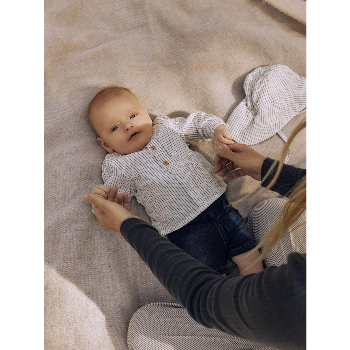 Name It Navy Blazer Fedanne Skjorte Body