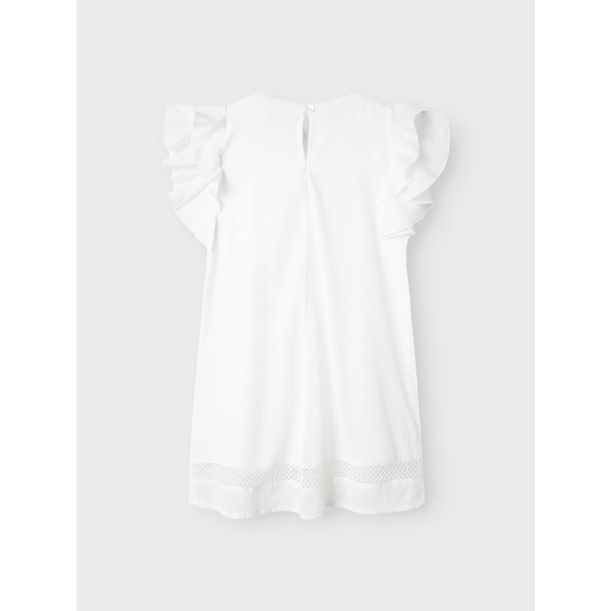 Name It Bright White Faride Kjole Noos