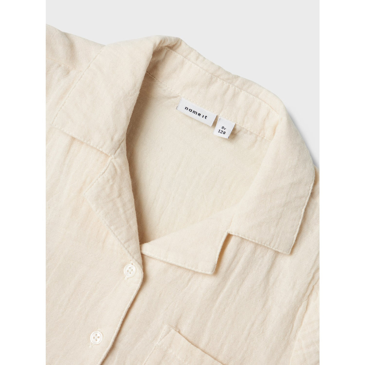 Name It Summer Sand Jasmin Kort Skjorte Noos