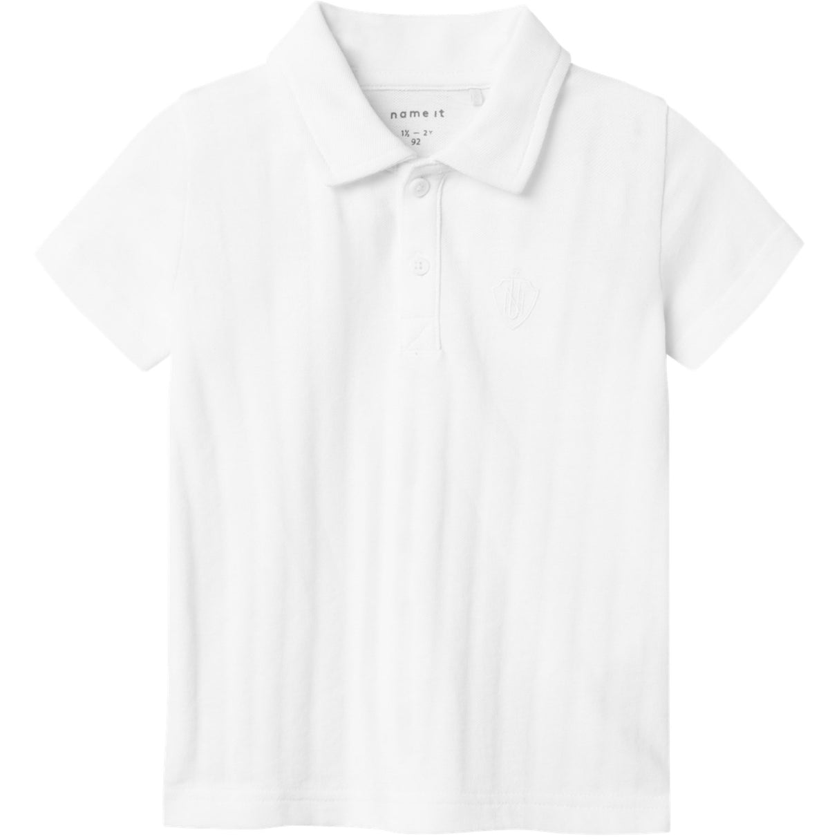 Name It Bright White Fene Polo