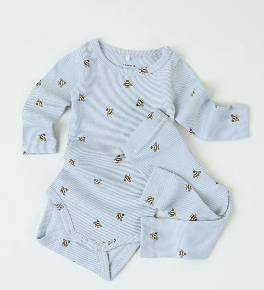 Name It Pearl Blue Funkab Body med Bier