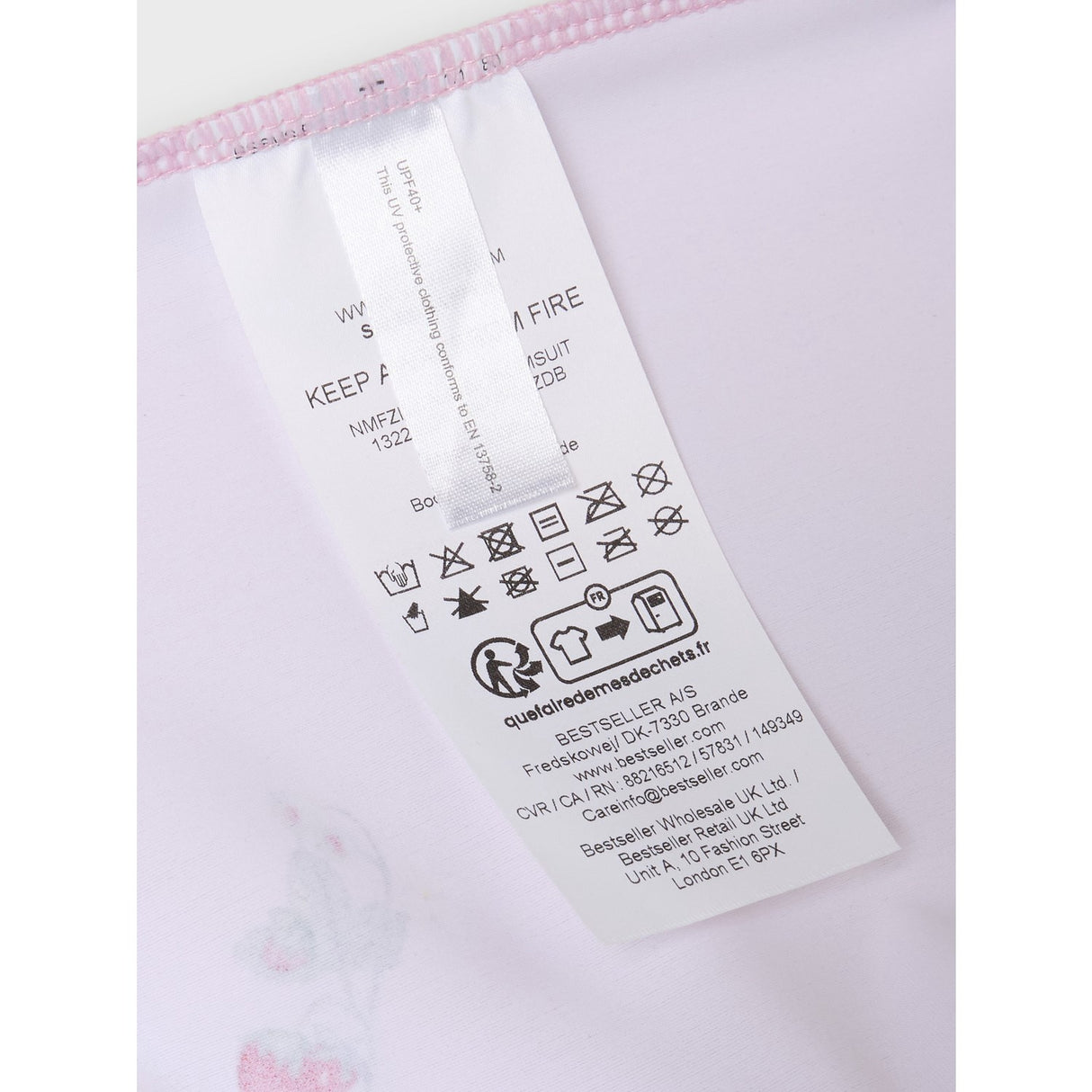 Name It Fragrant Lilac Zila 3/4 UV Badeheldragt