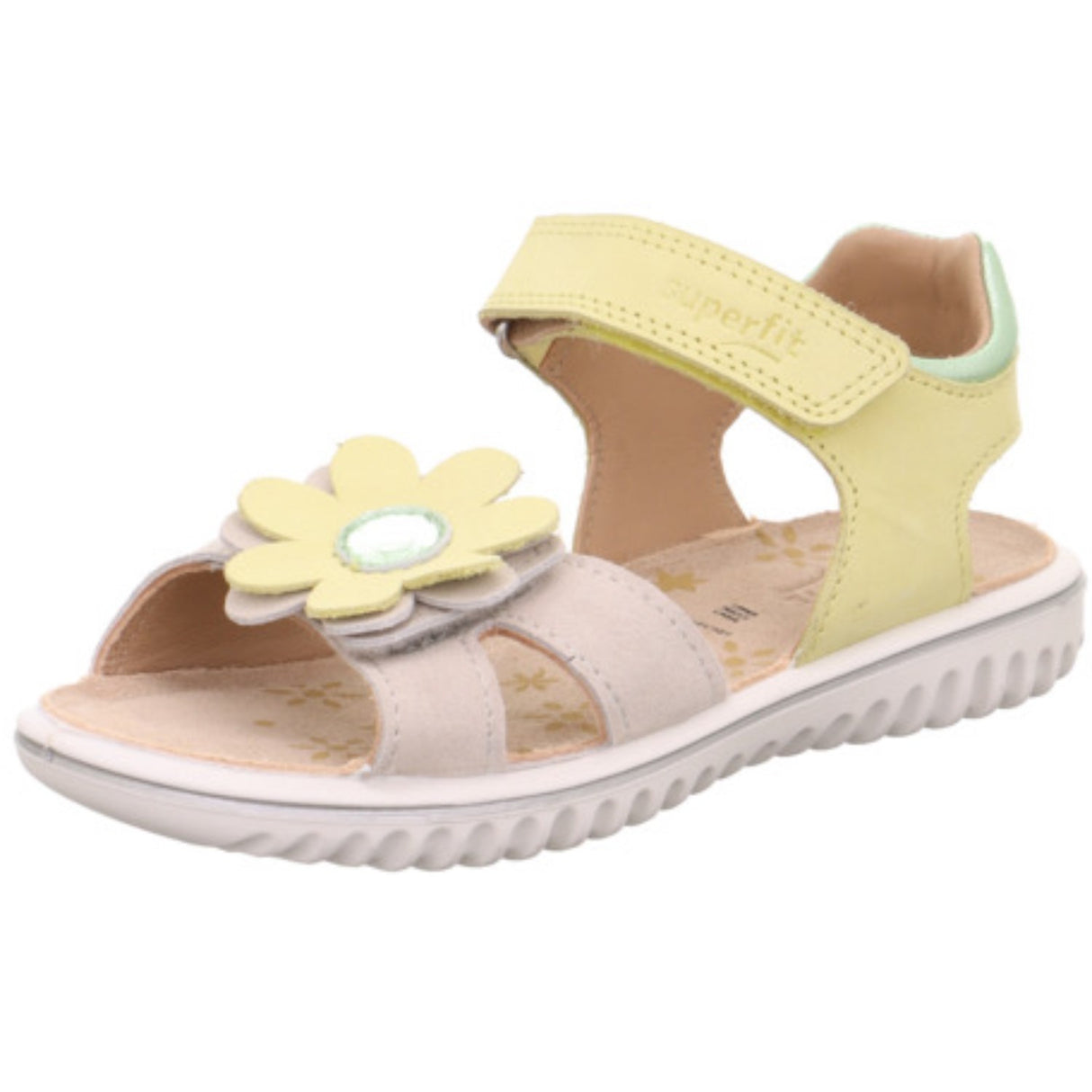 Superfit Yellow/White Sparkle Sandal