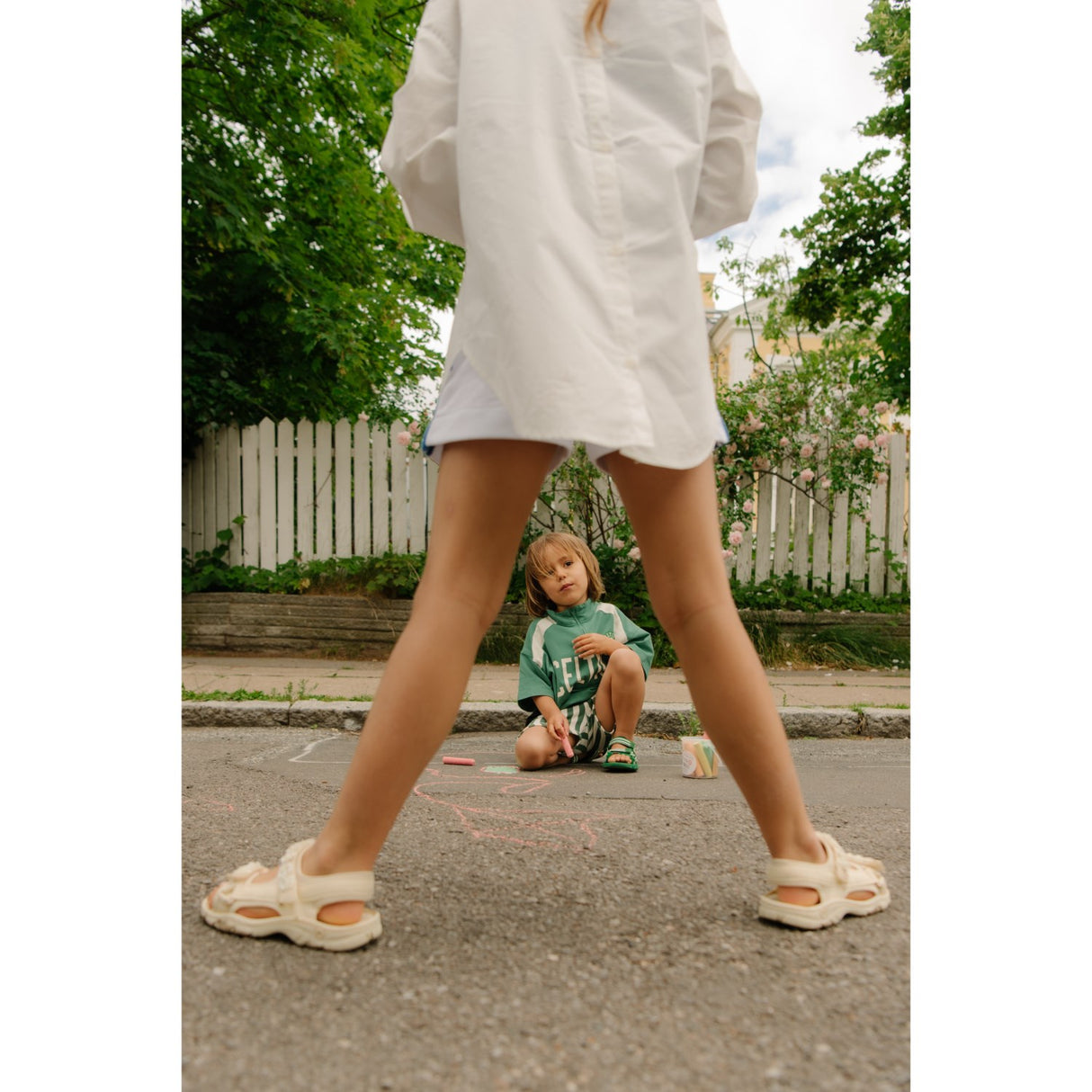 Bisgaard x Trine Kjær Daisy Off White Franca Sandal