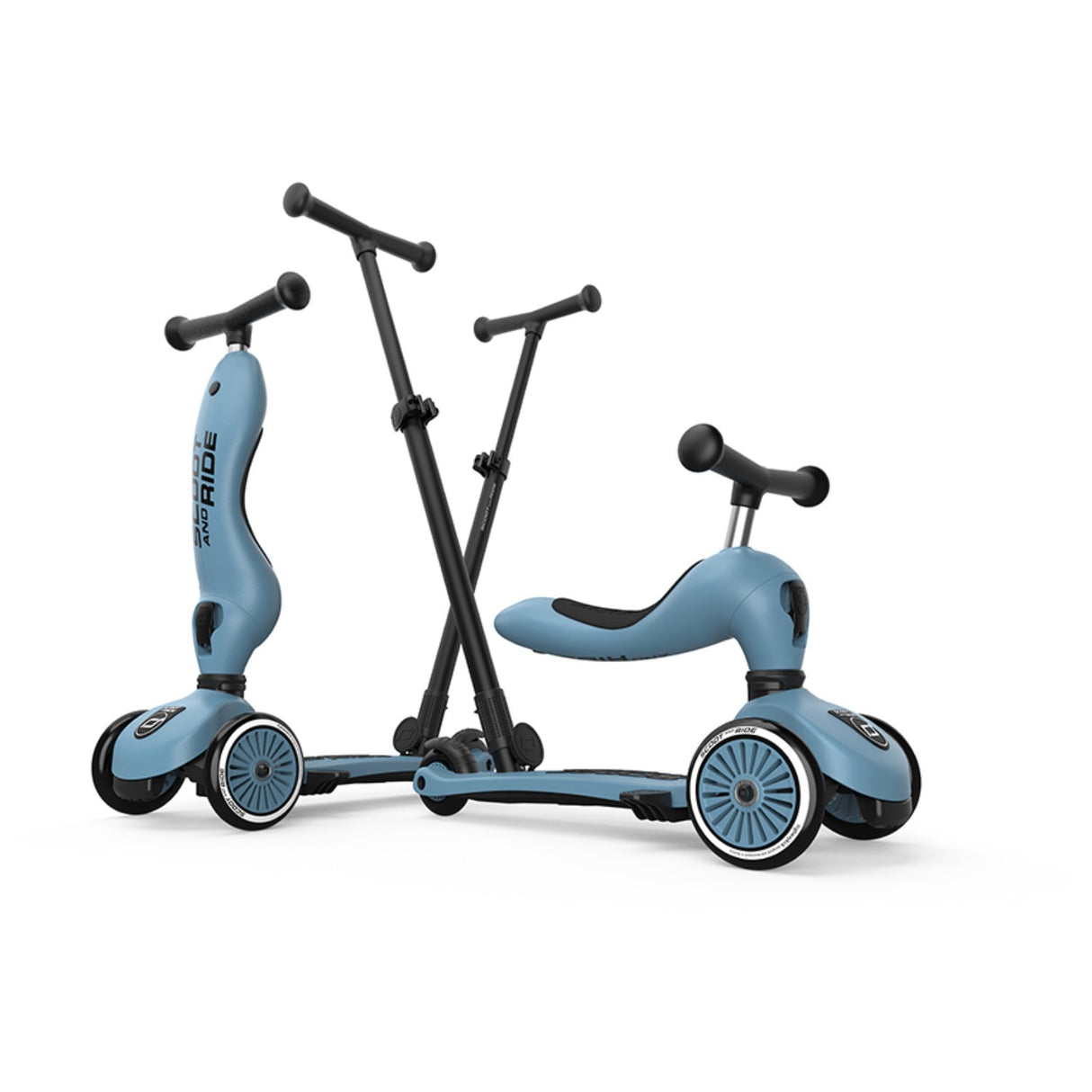 Scoot and Ride Steel Highwaykick 1 Push&Go Løbehjul