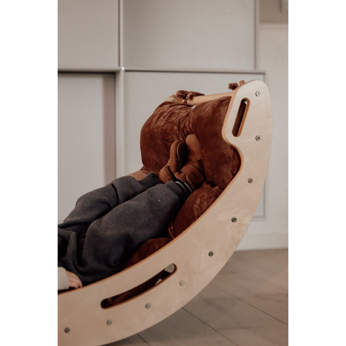 HEMMINGSEN Kids Brown Madras Til Luna Klatrebue