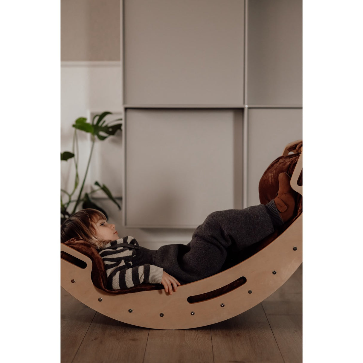 HEMMINGSEN Kids Brown Madras Til Luna Klatrebue