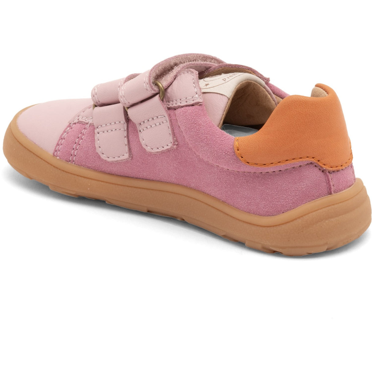 Bisgaard Pink Barefoot Ricco Velcro Sko