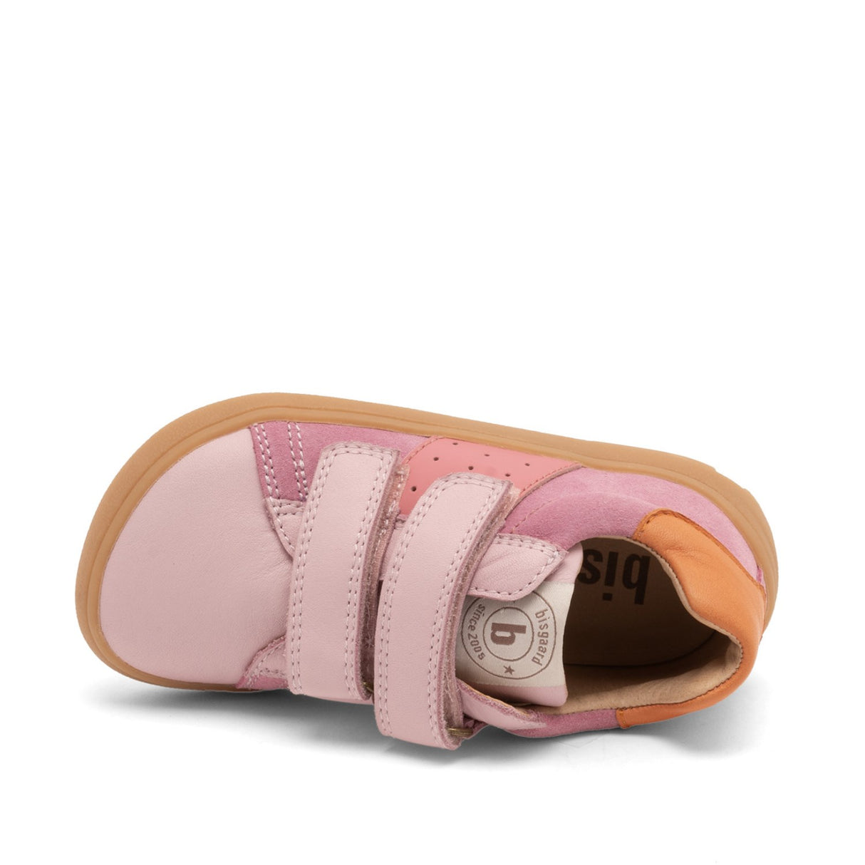 Bisgaard Pink Barefoot Ricco Velcro Sko