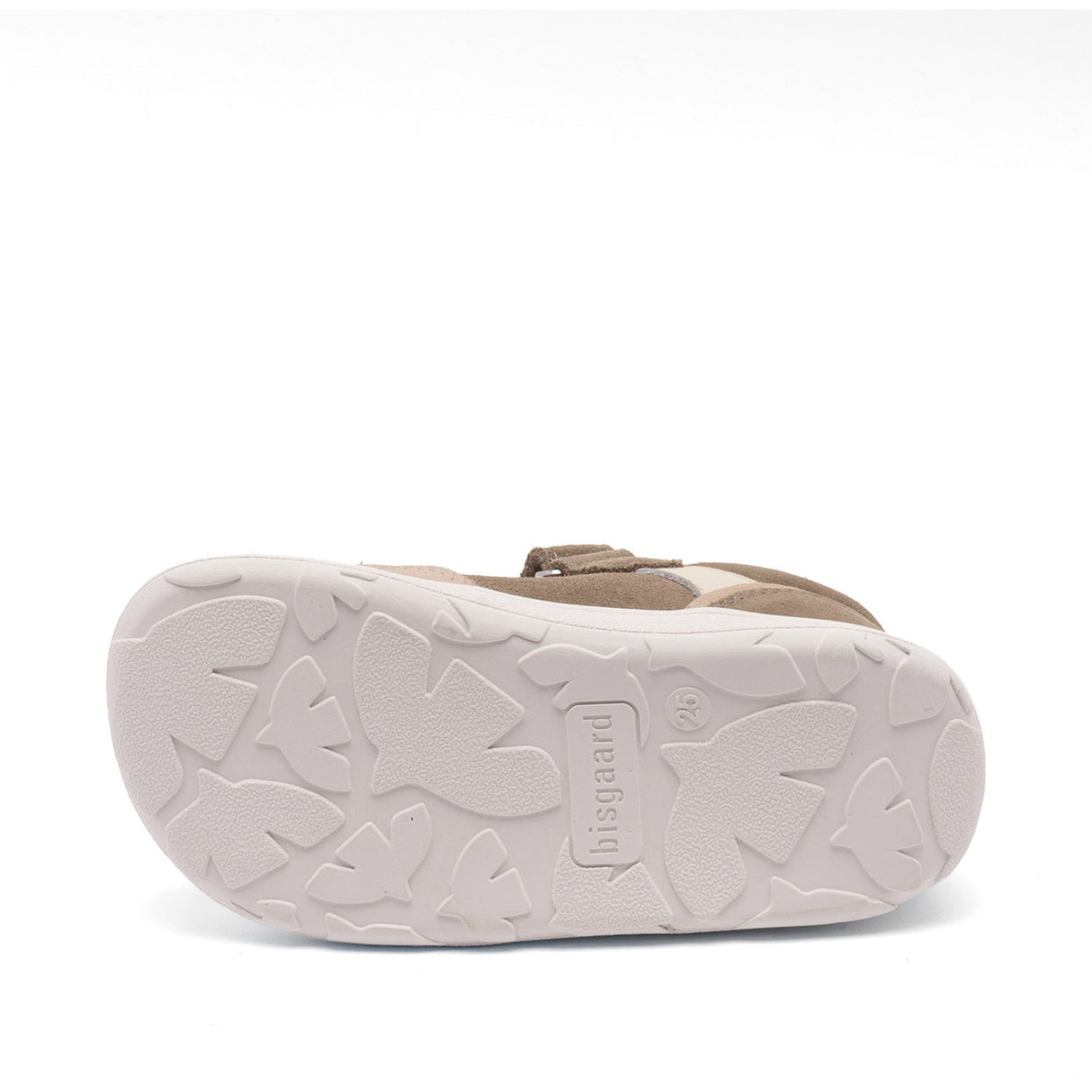 Bisgaard Khaki Barefoot Baloo Velcro Sko