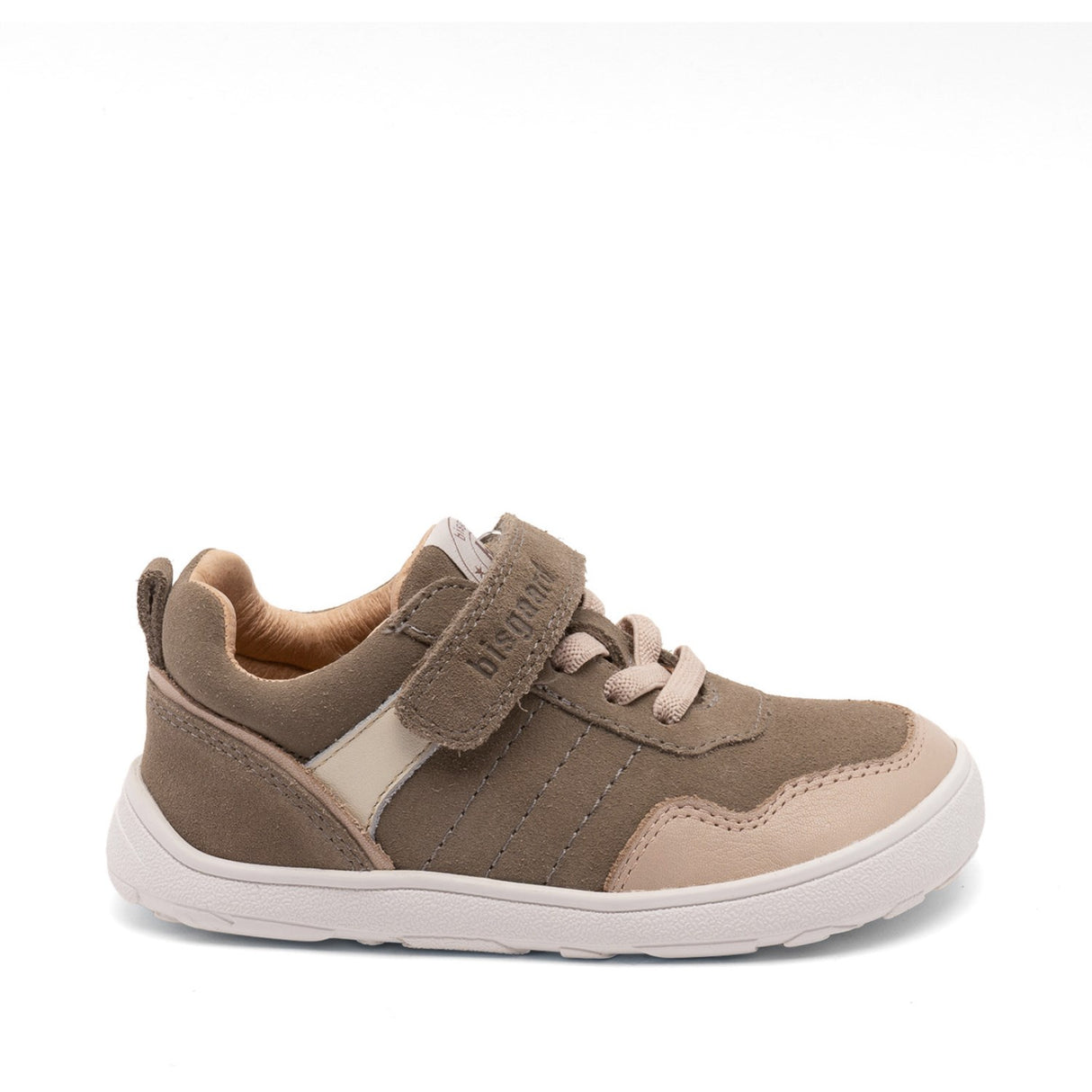 Bisgaard Khaki Barefoot Baloo Velcro Sko