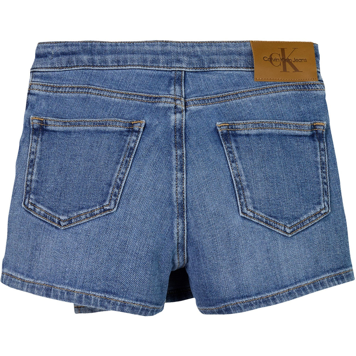 Calvin Klein Soft Blue Comfort Denim Skort Soft Blue Comf Shorts