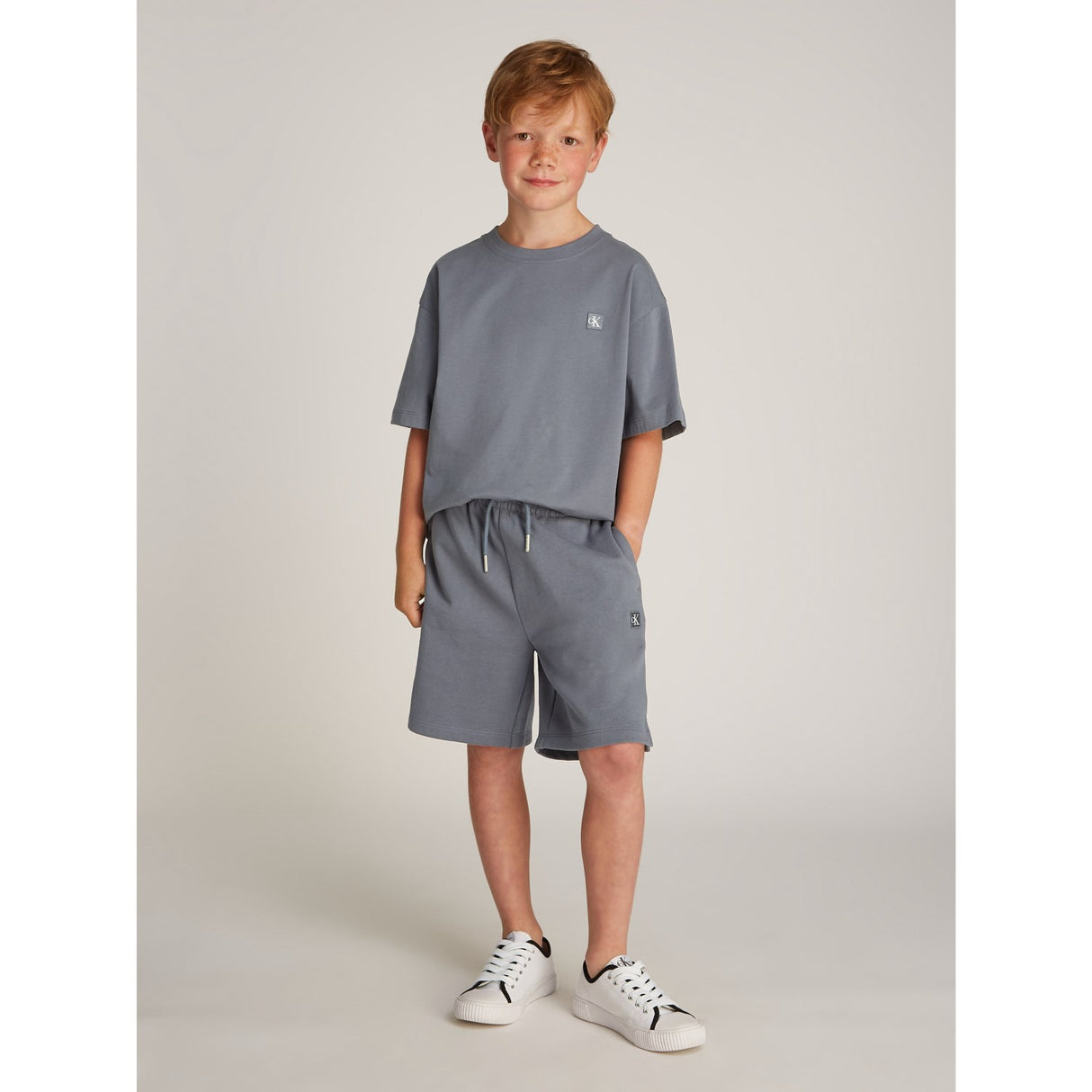 Calvin Klein Grisaille T-Skjorte/Shorts Relaxed Sæt