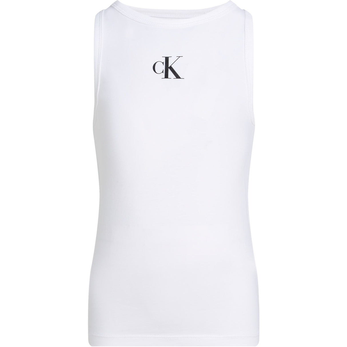 Calvin Klein Bright White Ck Logo Tank Top