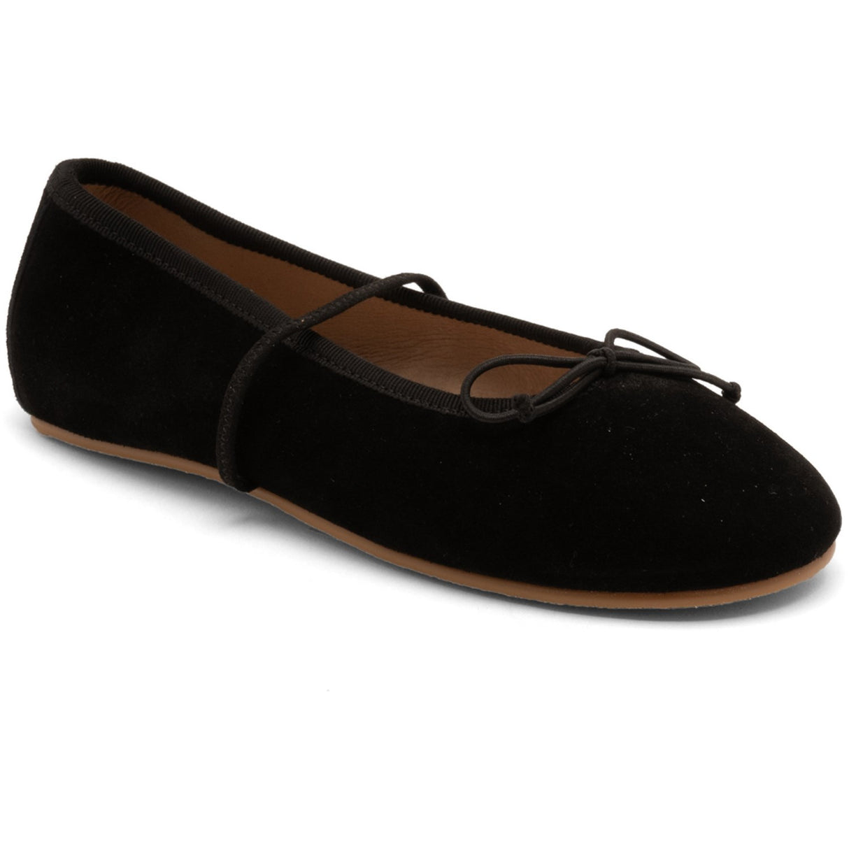 Bisgaard Black Suede Palma Ballerina