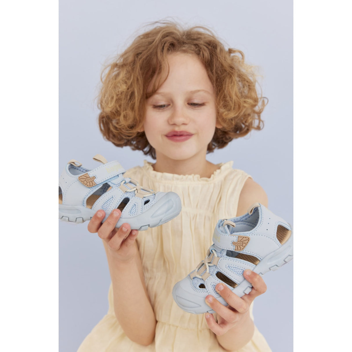 Bisgaard Baby Blue Parker Velcro Sandal
