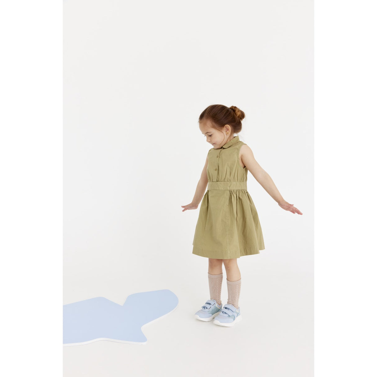 Bisgaard Sky Glitter Yuki Glitter Velcro Sko