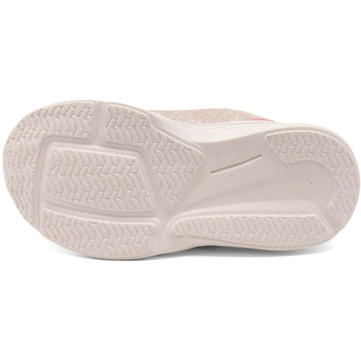 Bisgaard Blush Glitter Yuki Glitter Velcro Sko