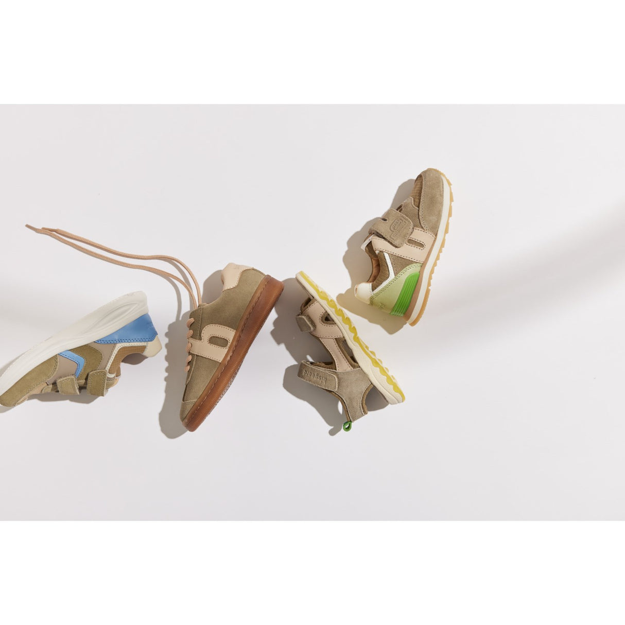 Bisgaard Khaki Winston Velcro Sko