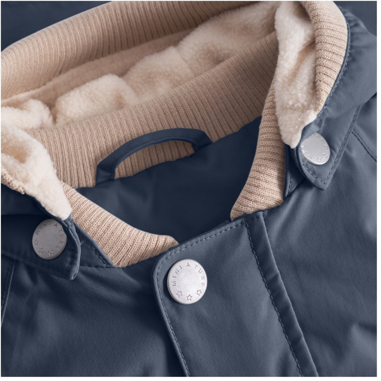 Mini A ture Ombre Blue Wally Fleece Lined Spring Jakke. GRS