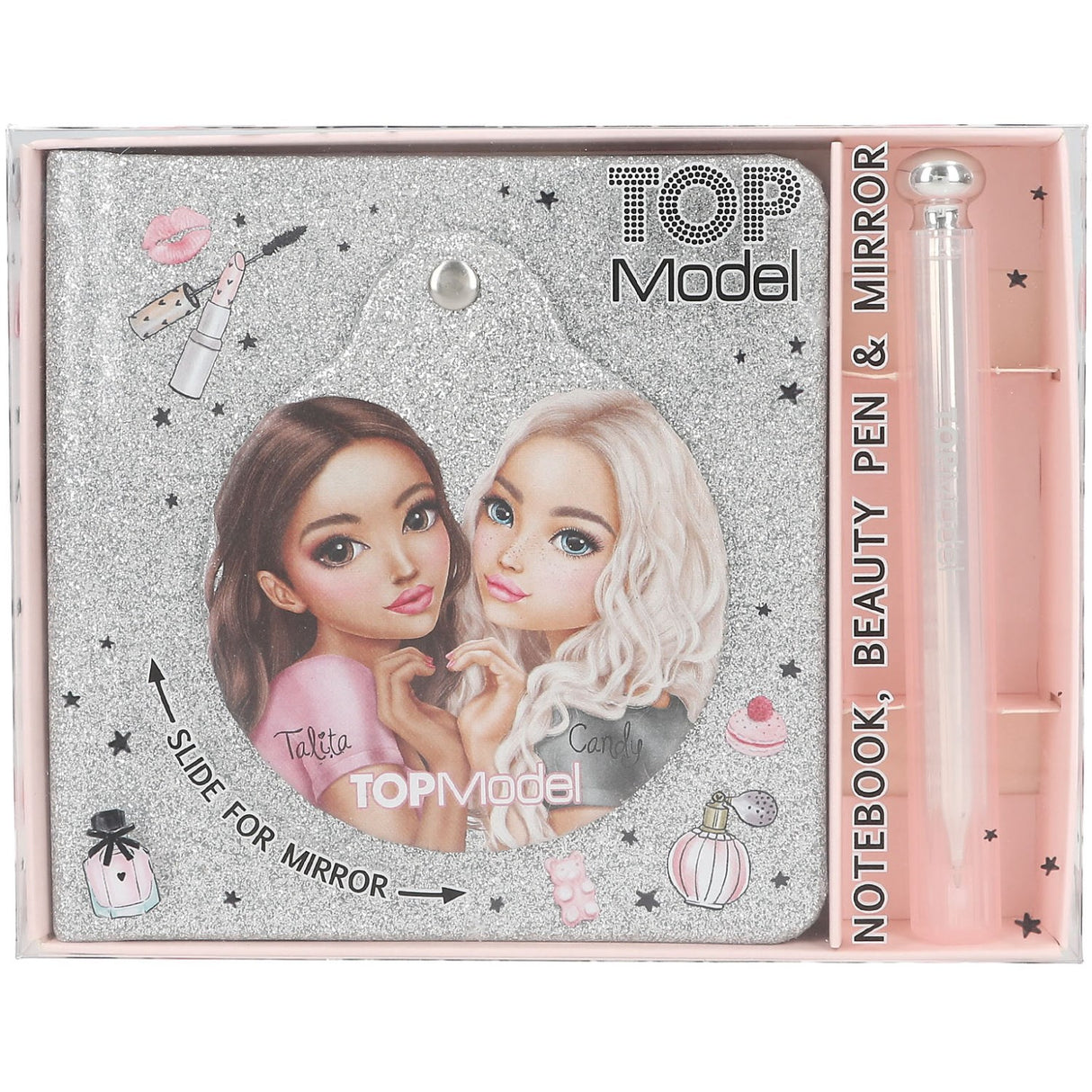 TOPModel Beauty Notesbog Med Kuglepen