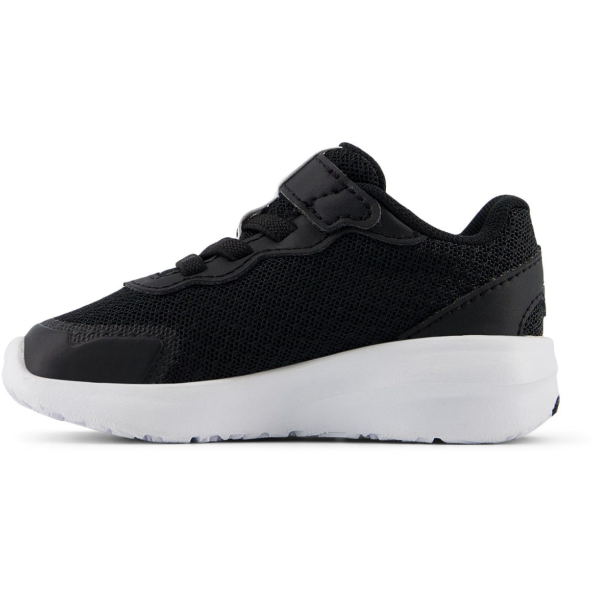 New Balance Black FreshFoam 578 Kids Bungee Lace Med Top Strop