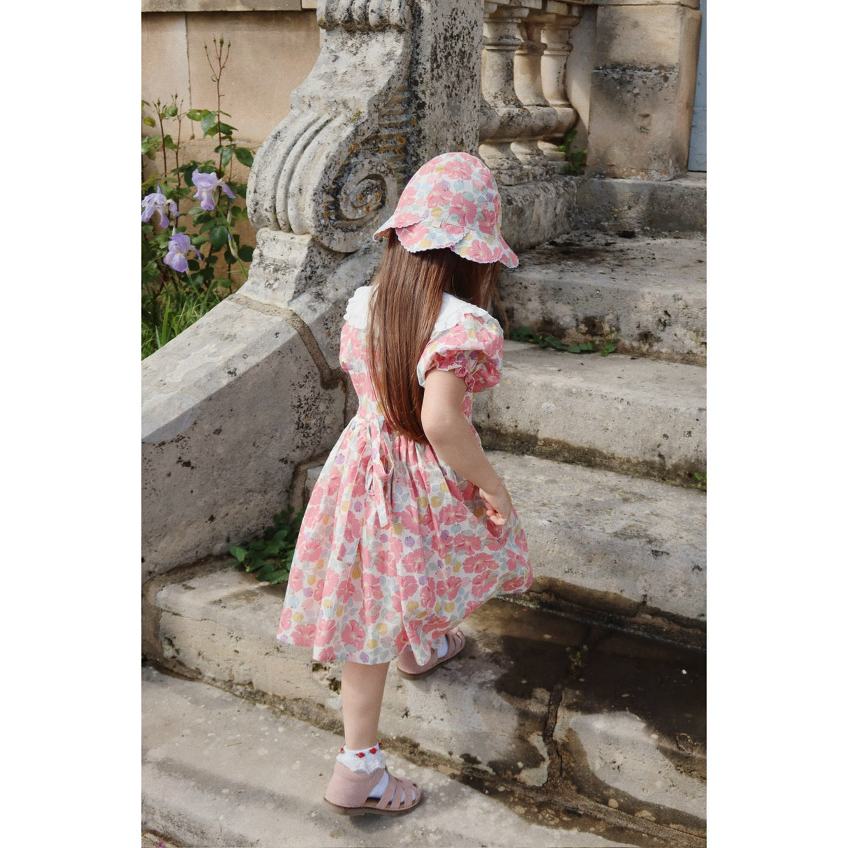 Konges Sløjd Fleur Anglaise Coeur Scallop Solhat GOTS