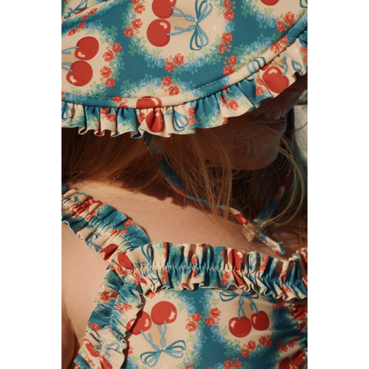 Konges Sløjd Cherry Sløjfe Blue Maya Badesolhat Grs