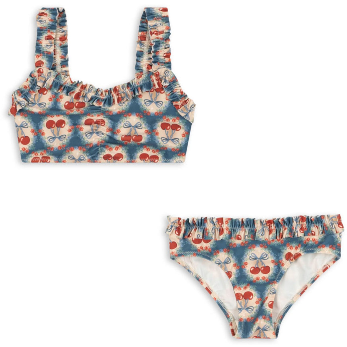 Konges Sløjd Cherry Sløjfe Blue Maya Bikini Grs