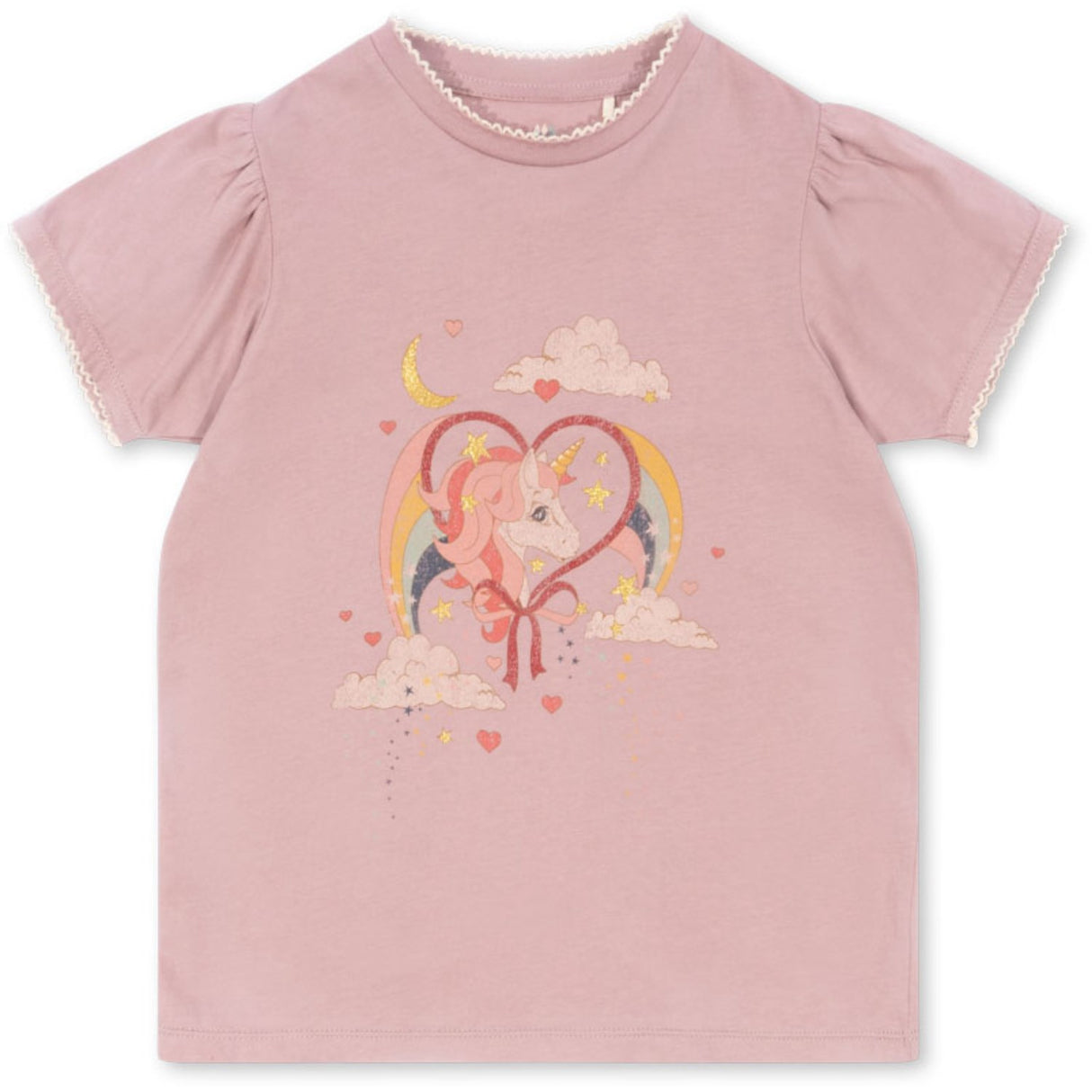 Konges Sløjd Deauville Mauve Famo Puff Tee GOTS